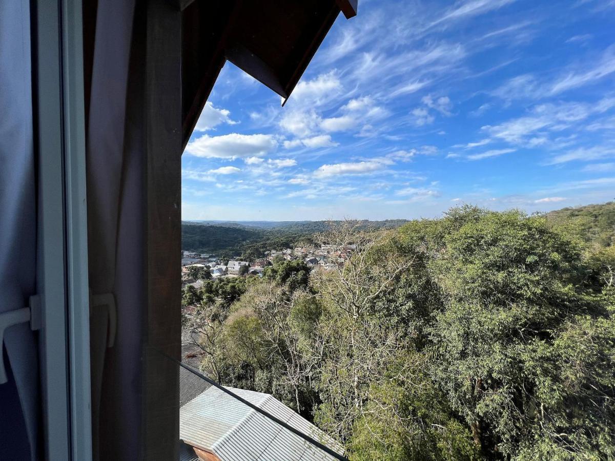 Vista 161 Apto Em Gramado Com Vista Espetacular Экстерьер фото