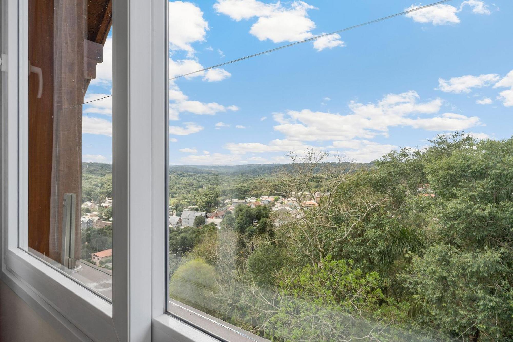 Vista 161 Apto Em Gramado Com Vista Espetacular Экстерьер фото